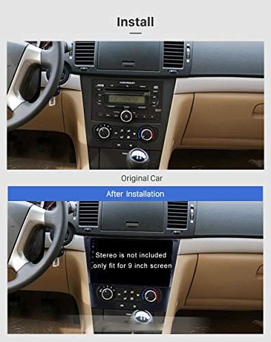 9 inch autórádió Fascia Keret Chevrolet Epica 2006 2007-2012-es DVD GPS Navi Játékos Panel Dash Kit Telepítés Sztereó Keret Trim