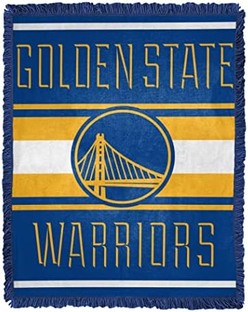 Északnyugati NBA a Golden State Warriors Orr Kezelésére Szőtt Jacquard Dobja 46 W x 60 L Takaró