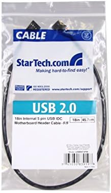 StarTech USBINT5PIN Belső 5 pin USB IDC Alaplap Fejléc Kábel (1.5 Méter)