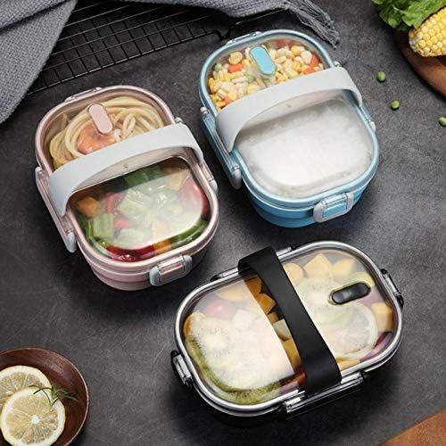 LKYBOA Japán Hordozható Ebédet a Gyerekek Iskolai 304 Rozsdamentes Acél Bento Box Konyha szivárgásmentes Élelmiszer-Tartály Élelmiszer