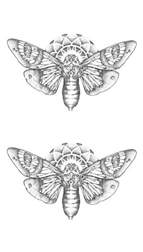 SanerLian Pillangó Ideiglenes Tetoválás Matrica Lepke Rovar Hamis Tetoválás A Nők, Lányok Mellkasi Vissza Kar Body Art 10.5X6cm