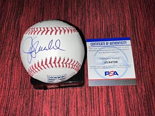Joe Maddon Aláírt Hivatalos Hall Of Fame Baseball Cubs Angyalok Sugarak PSA/DNS - Dedikált Baseball
