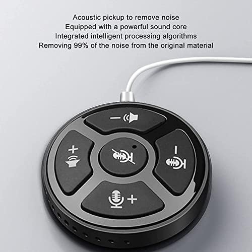 eppfun SK001 USB-Kihangosító 360° Hang Pickup USB Típus C-Mikrofon a Home Office, Okos Hang Javítása, Kompatibilis Zoom, MS Csapat,
