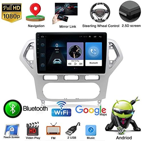 Android 9.1 autórádió GPS Navigációs 10 Colos érintőképernyő Autó Media Player Támogatja a Képernyő Tükör WiFi Bluetooth Kormánykerék
