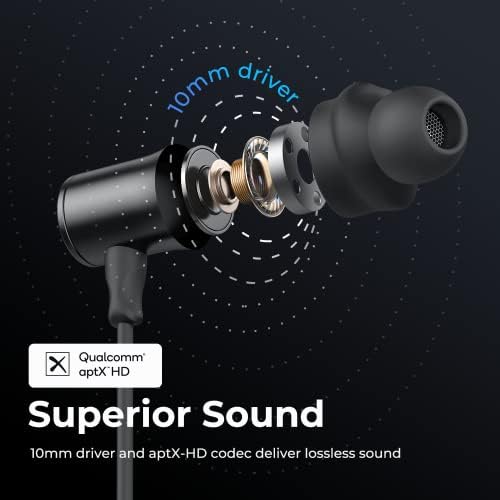 SoundPEATS Q30 HD Bluetooth Fülhallgató in-Ear Sztereó Vezeték nélküli 5.0 Mágneses Fülhallgató IPX6 Sweatproof Fülhallgató, Mikrofon