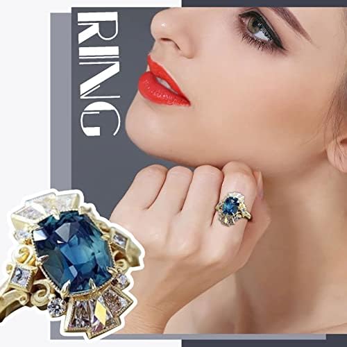 Ígéret Gyűrű a Nők Vintage csiszolt Gyémánt jegygyűrűt a Nők Luxus Kézzel készített, Eljegyzési Gyűrűk, Ékszerek, Ajándék,