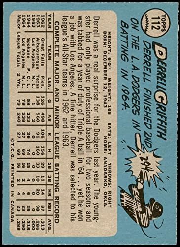 1965 O-Pee-Chee 112 Derrell Griffith Los Angeles Dodgers (Baseball Kártya) NM/MT Dodgers