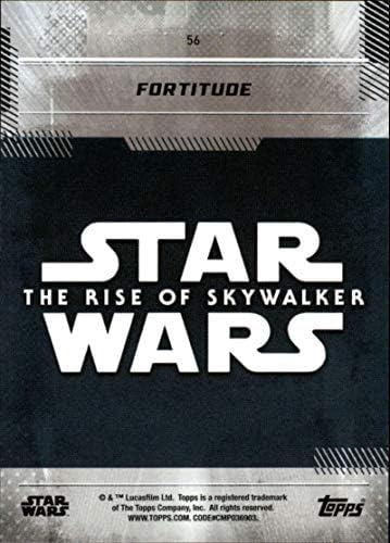 2019 Topps Star Wars A Rise of Skywalker Sorozat Egy 56 Bátorság Trading Card