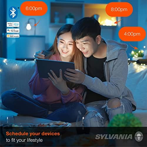 SYLVANIA OKOS Bluetooth Outlet, Egyszerű Beállítani, Kompatibilis Alexa, az Apple HomeKit, valamint a Google Asszisztens, 120 V,