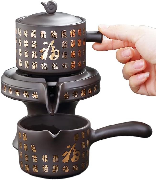 Zisha automatikus tea set home lusta tea készítése artifact紫砂自动茶具套装家用懒人泡茶神器