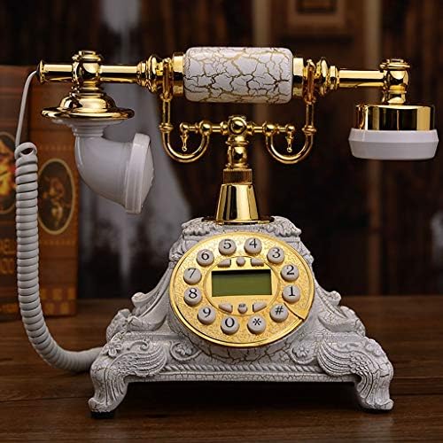 XIMEI Antik Telefon, Európai Klasszikus Stílusú Palota, Hívófél-Azonosító Funkcióval & kihangosító & Egy-Kulcs Replay, Márvány