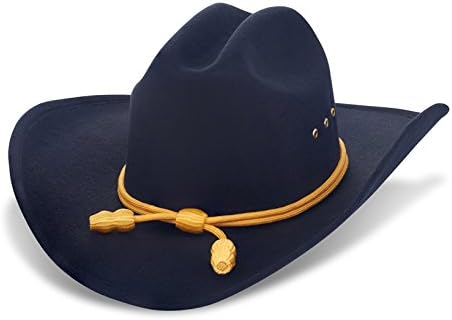 Western Cowboy Kalap - Cattleman ez Lovasság Band - Fekete