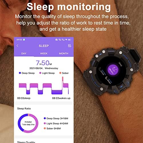 Okos Figyelni, Bluetooth Smart Figyelni, Telefon, Ip68 Vízálló Kültéri Fitness Heart Rate/spo2/alvás Távoli Fotó Séta Gyakorlat Ellenőrzése