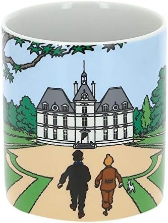 Moulinsart Gyűjthető Porcelán bögre Tintin, Havas a foltos Tőkehal Kastély (47985)