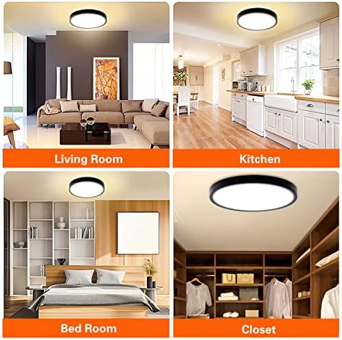 Hitish 12 inch süllyeszthető LED-es Mennyezeti Lámpa Lámpatest, 24W 2200LM LED Mennyezeti Fény a Smart APP & Távirányító, Szabályozható