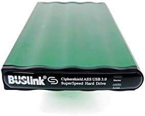 BUSlink CipherShield FIPS 140-2 HIPAA 256-bites AES USB 3.0 Merevlemez-On-the-Go Hardver Titkosított Külső Vékony SSD Meghajtó (250GB)