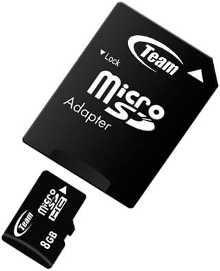 8 gb-os MicroSDHC Class 10 Csapat Nagy Sebesség 20 MB/Mp Memória Kártya. Villámgyors Kártya HTC HD2 A SLIDE TOUCH 3G telefon.