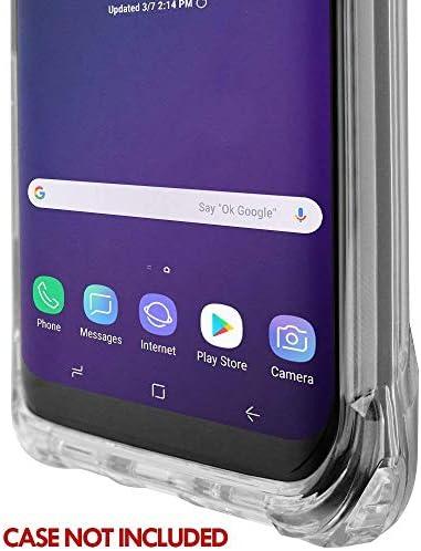 IQ Pajzs képernyővédő fólia Kompatibilis Galaxy S9 Plus (2 Csomag)(Frissítve Design-1.5-ös Verzió) Anti-Buborék Tiszta Film