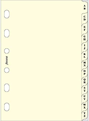 Filofax Tartozékok A-Z-Index, Két Levelet, Pocket Méret - FF-211664