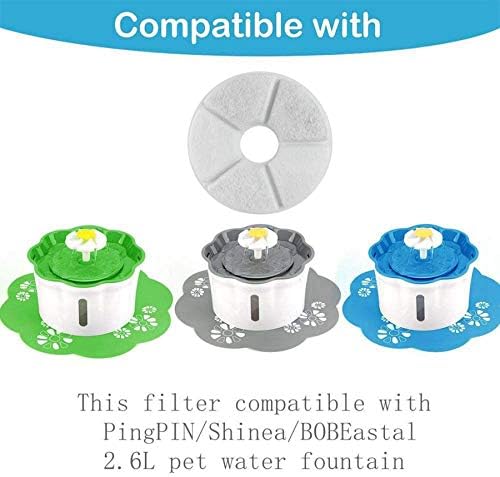 Shinea 6-os Csomag Csere Szűrők 2,6 L(Csak Mérkőzés 2.6 L Pet Szökőkút)