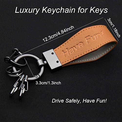 Liangery Kulcstartó, a Férfiak, a Nők Bőr Autós kulcstartó 5 kulcstartó-Meghajtó Biztonságosan Szórakozni Kulcstartó Kulcs tartó