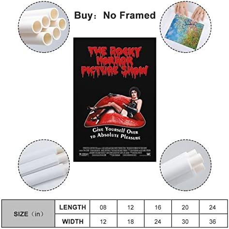 Horror Film Poszter Rocky Horror Picture Show-Rocky Horror Picture Kiállítás Vászon Festmény, Poszterek, Nyomatok, Wall Art Képek