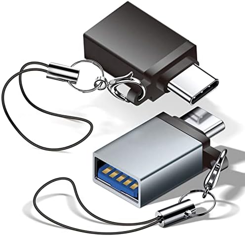USB-C-USB Adapter : 2 Csomag USB-USB C Adapter Kompatibilis a MacBook Pro 2020-ra, iPad Pro 2020, Samsung Notebook 9, Dell XPS