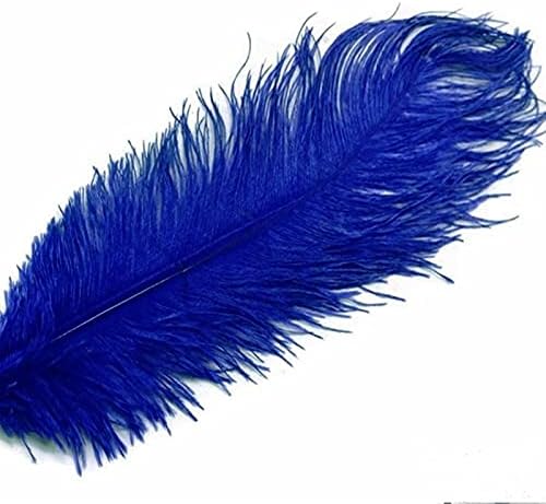 Zamihalaa Royal Kék Bolyhos Strucc-Toll 15-70CM 10-200pcs DIY Tollak a Kézműves Buli, Esküvői Ruha, Dekoráció Plumas Show A21
