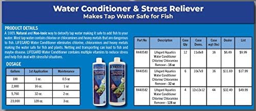 Lifegard Víz Kondicionáló & Hal stresszoldó 128 oz a Tavak, Akváriumok, Szökőkutak