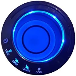 Érintse meg a Funkció pohártartó a Ital Hűtő Ventilátor Kék LED-s Fotel Ellenőrzések