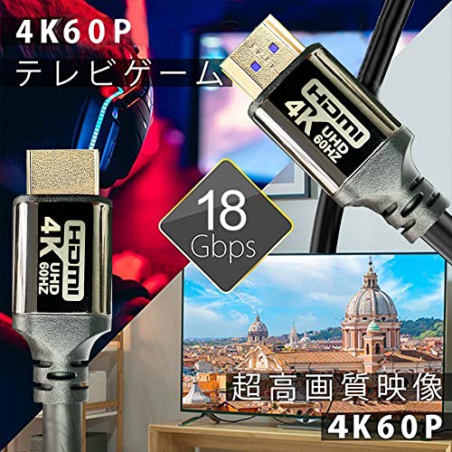 4K-HDMI Kábel 80ft 2.0 18Gbps,Nagy Sebességű HDMI Kábel 4K60 2K120 1080P eARC HDR HDCP 2.2 2.3 Kompatibilis Apple TV-4K Sony LG Samsung