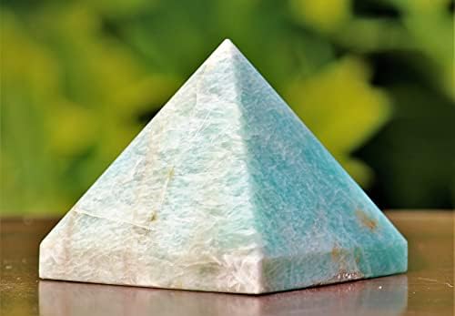 Polírozott Természetes ite Kristály Schrol Gyógyító Metafizikai Kőből Faragott Egyiptomi Piramis Hatalmas (70mm) Meditáció Szent Feng Shui
