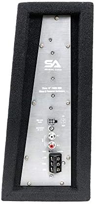 Szeizmikus Audio - SA-SCE10-EGY - Alapú 10 Hüvelykes 500 Watt Slim Sekély Mount Autó Teherautó Audio Mélynyomó Burkolat
