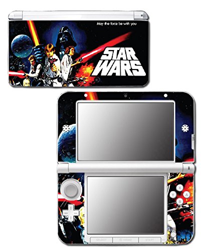 Star Wars Retro Plakát Luke Skywalker Leia Han Solo videojáték Vinyl Matrica Bőr Matrica Takarja az Eredeti Nintendo 3DS XL Rendszer