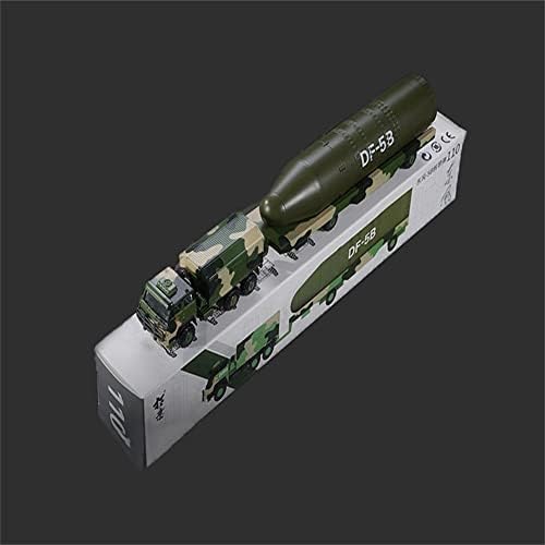 CSYANXING Alufelni 1/100 Skála Szimuláció Dongfeng 5B Rakéta Jármű Modell Fröccsöntött Kínai Katonai Pálya Modell Gyűjtemény Ajándék