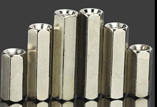 Csavar 50-100/sok M3L(5-20) Nikkel Bevonatú Réz hatlapú Távtartó akcióknál a Férfi-Nő Csavarok Hardver fasteners781 - (Méret: M3, Hossz:
