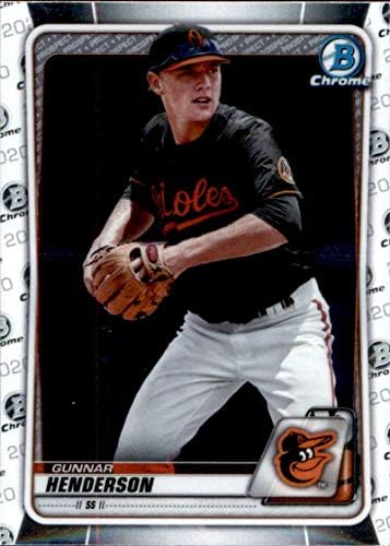 2020 Bowman Chrome Kilátások BCP-134 Gunnar Henderson RC Kezdő Baltimore Orioles MLB Baseball Trading Card