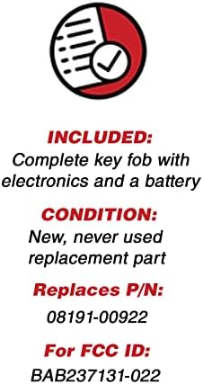 2 Új Kulcsnélküli Bejegyzés Távoli kulcstartó Toyota RS3000, BAB237131-022 Fekete