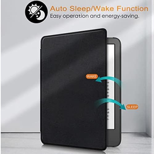 Slimshell Minden Esetben-Új Kindle (11 Generációs, 2022 Kiadás)- Könnyű, Prémium PU Bőr Borító Auto Sleep/Wake (NEM fér Kindle