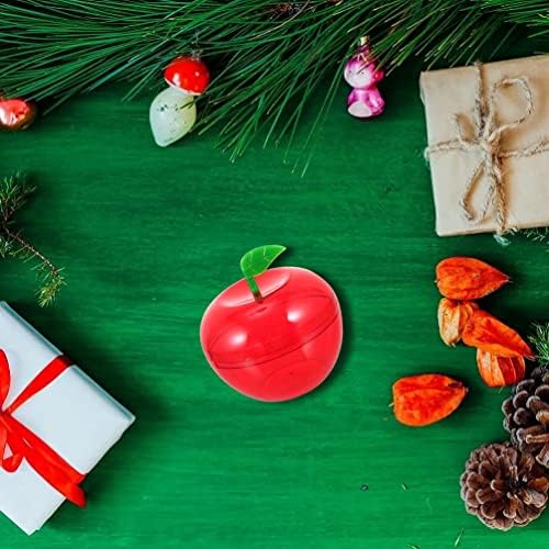 Angoily 8db Karácsonyi Alma Alakú Cukorkát Doboz Csokoládé Csomag Doboz Tölthető Édességet Dobozok Esküvői Gyümölcsöt, Édességet Dobozok Dekoráció