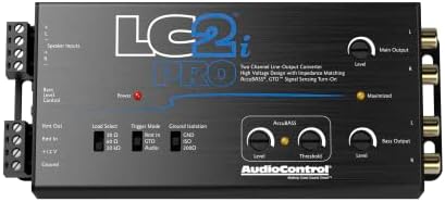 AudioControl LC2i PRO 2-Csatornás Vonal Kimenet Átalakító Impedancia Megfelelő, AccuBASS, GTO, Audio Jel Értelme, 12V Turn-On
