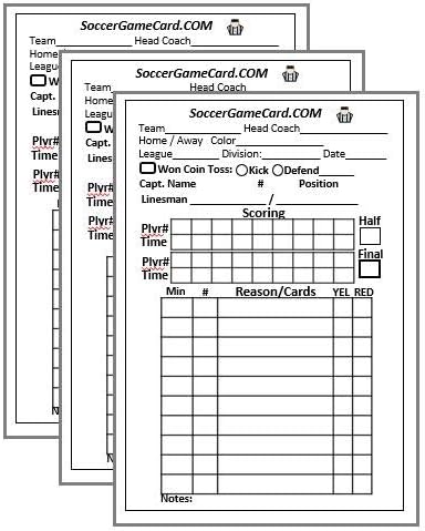Kano Korn KFT Foci Bíró Játék Információk & Score Card (3 Csomag)