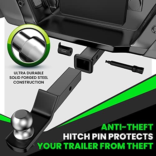 Rhino USA vonóhorgot Lock - Szabadalmaztatott 5/8 Zár Vevő Pin-Osztály III IV Zökkenőmentes - Vízálló Anti-Theft Zárható Pin Por, Sár