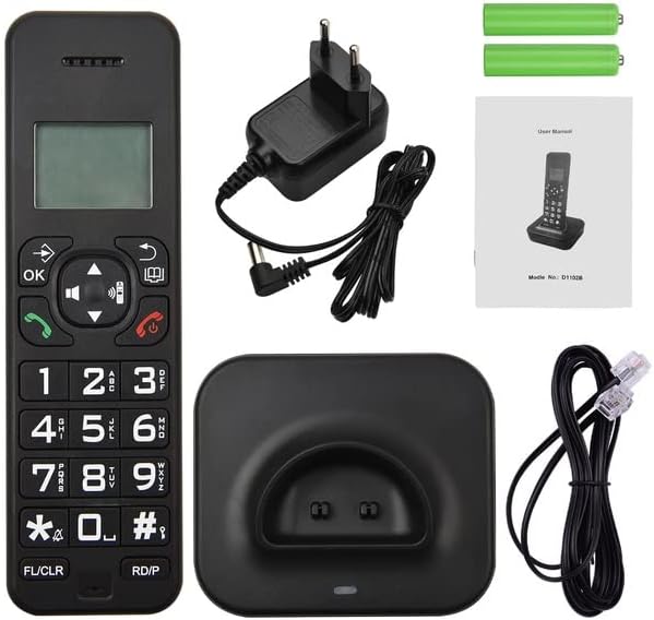 KXDFDC Vezeték nélküli Telefon, Üzenetrögzítő, Hívófél-AZONOSÍTÓ/a hívásvárakoztatás Újratölthető Akkumulátorokat Támogatja 16