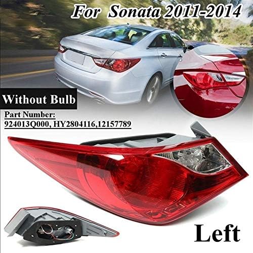 XMEIFEI ALKATRÉSZEK Hátsó Bal hátsó Lámpa Fék Lámpa Vörös Lencse Hyundai Sonata 2011 2012 2013 2014 12157789