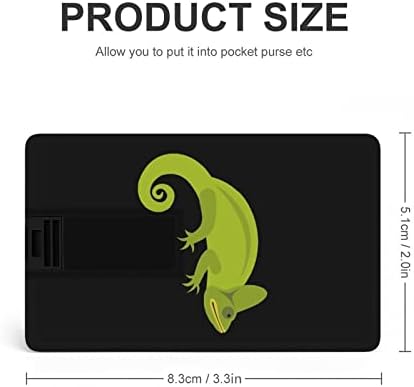 Zöld Kaméleon Hitel, Bank Kártya, az USB Flash Meghajtók Hordozható Memory Stick Kulcsot Tároló Meghajtó 32G