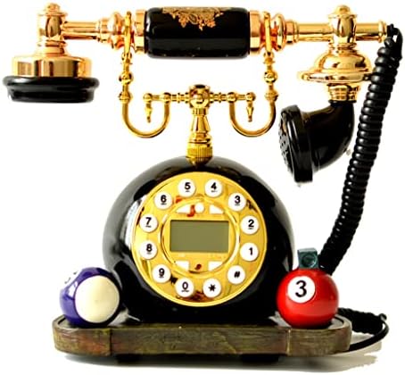 LHLLHL Nosztalgikus Biliárd Retro Telefon Vezetékes Antik Otthoni Vezetékes Bolt Dekoratív Dísz Vezetékes