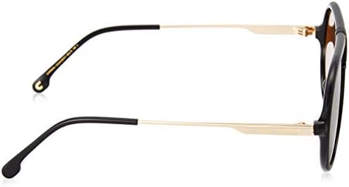 Carrera Férfi 1020/S Ovális Napszemüveg, Fekete/Barna Arany Sp, 60mm, 15mm