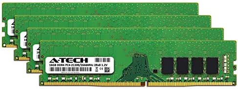 Egy-Tech 64 gb-os (4x16GB) RAM a Dell Inspiron 5680 | DDR4 2666MHz DIMM PC4-21300 288-Pin Non-ECC UDIMM Asztali Max Memória Upgrade Kit
