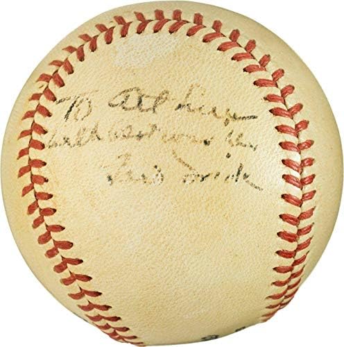 Ford Frick Egyetlen Aláírt Dedikált Baseball RITKA PSA DNS & SZÖVETSÉG COA - Dedikált Baseball